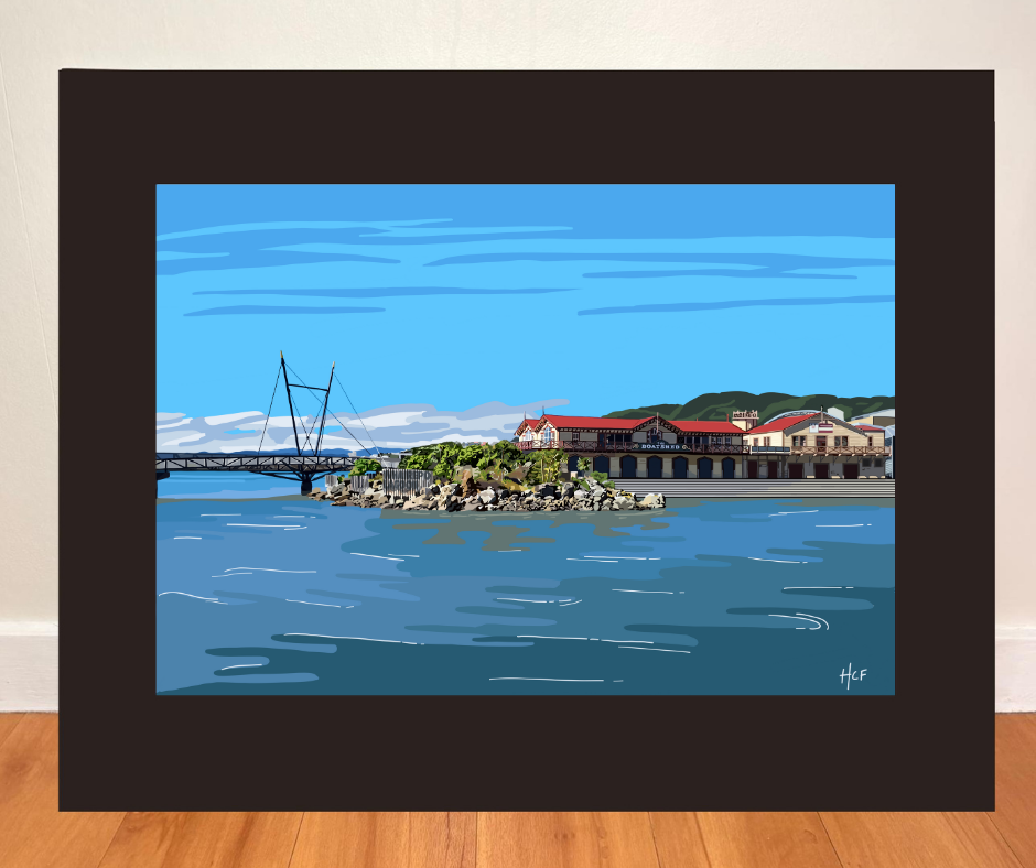 Wellington Waterfront Print