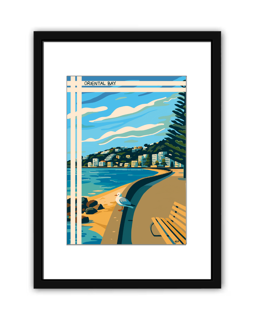 Oriental Bay Print