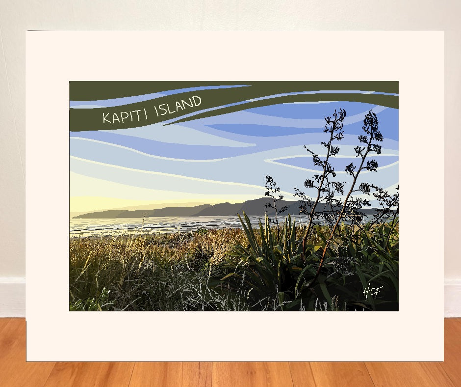Kapiti Island Print