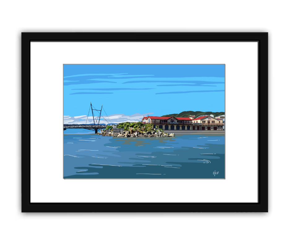 Wellington Waterfront Print