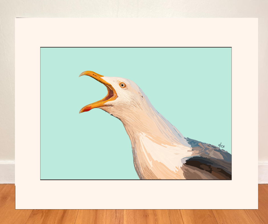 Seagull Print